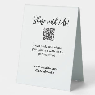 Share your picture scan QR code add website email