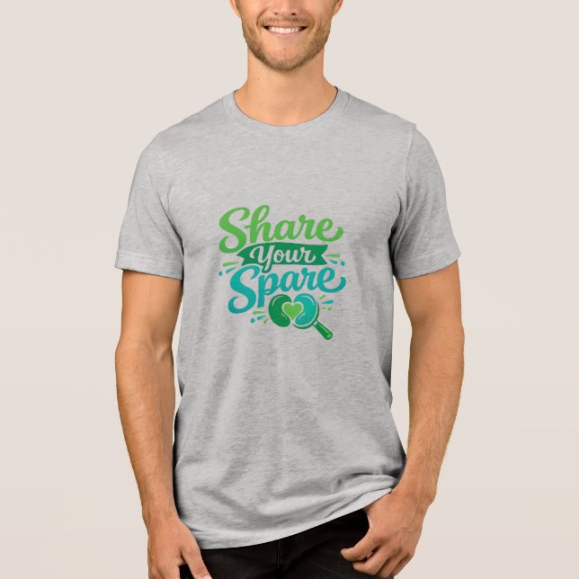 Share Your Spare Tri-Blend Shirt (Front)
