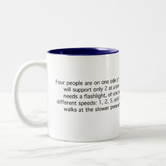 Shared Bridge Crossing Two-Tone Coffee Mug