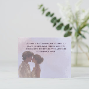 Shared Future & Growth Love Quote Postcard Build