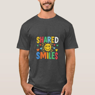 Shared Smiles T-Shirt Design - Colorful Expression