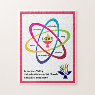 Shared Values Atom - Unitarian Universalist Associ Jigsaw Puzzle