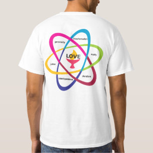 Shared Values Atom - Unitarian Universalist Associ T-Shirt
