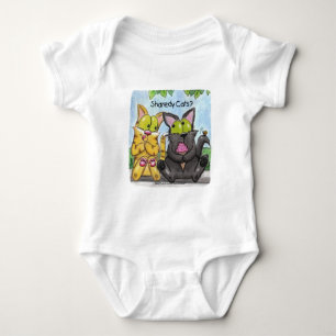 Sharedy Cats -Silly and Tig Baby Bodysuit