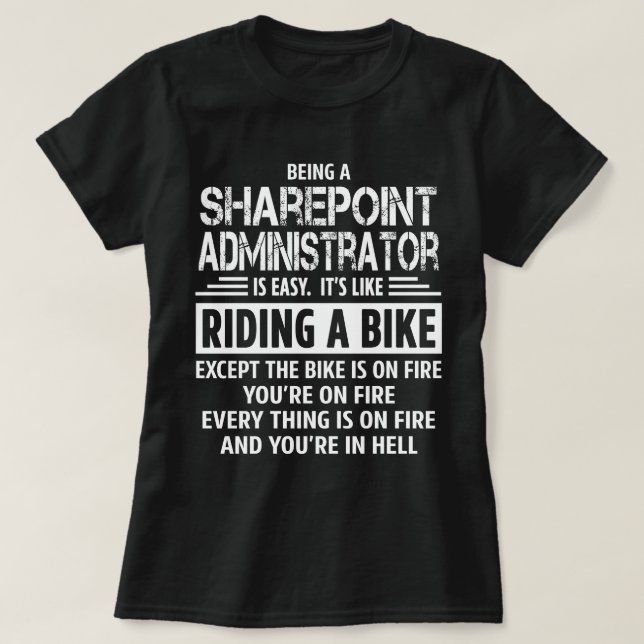Sharepoint Administrator T-Shirt (Design Front)