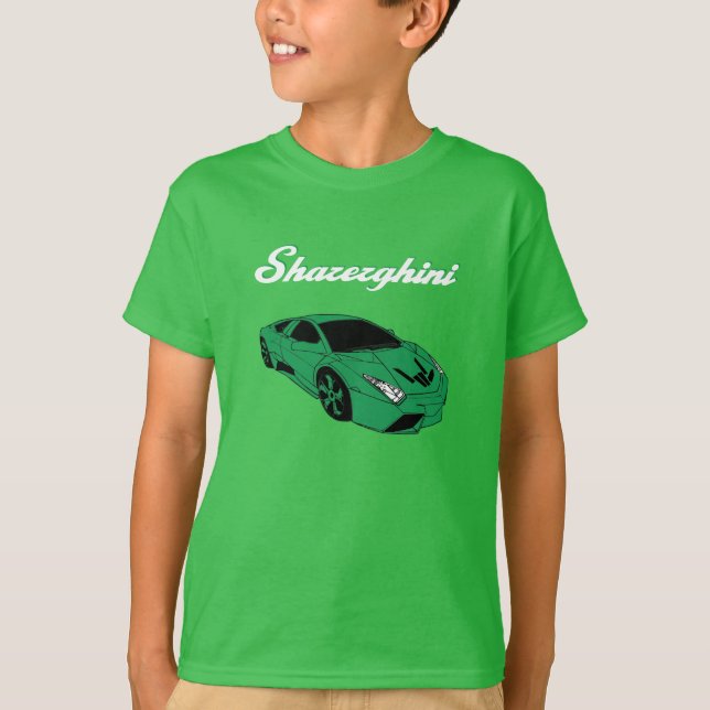 Sharerghini, sharerghini green tee (Front)