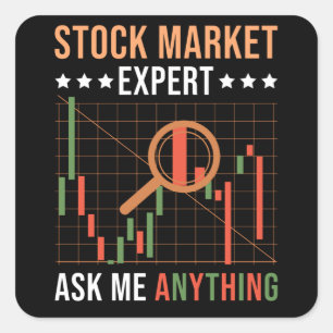 Shares Investor Expert Square Sticker