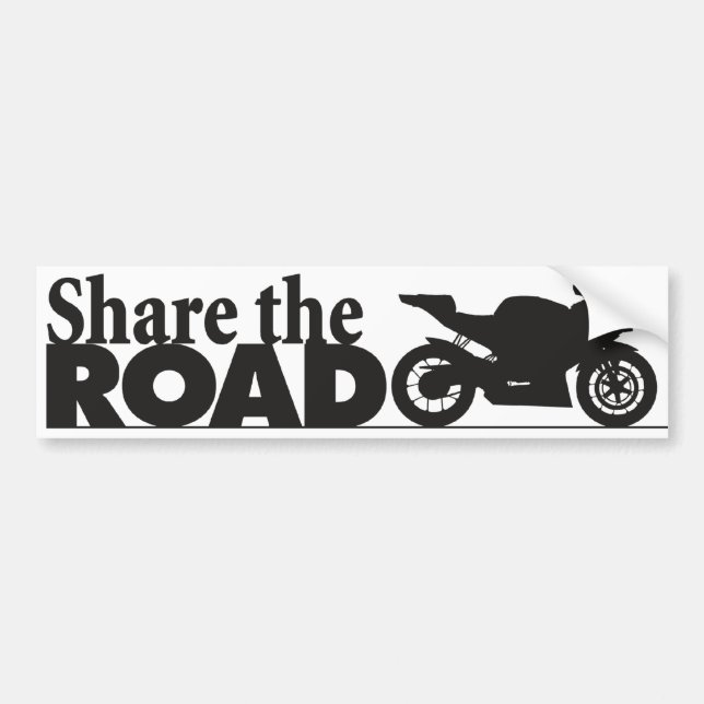 ShareTheRoad Bumper Sticker (Front)