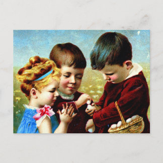 "Sharing bounty of the hunt" Postcard