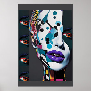 Sharing Her Slanted View - Ken Gauge Art Poster