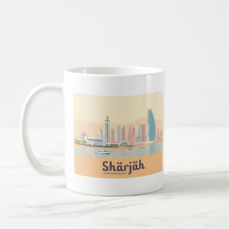 Sharjah UAE Pastel Travel Coffee Mug