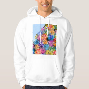 Sharjah United Arab Emirates City Map Hoodie