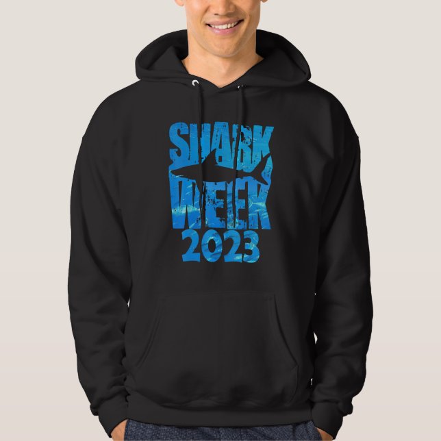 Shark 2023 Week Passion Shark Ocean Animal Sea Hoodie (Front)