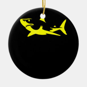 Shark A Bold - Shark Lover Gifts Ceramic Ornament