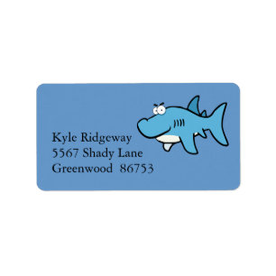 Shark Address Label