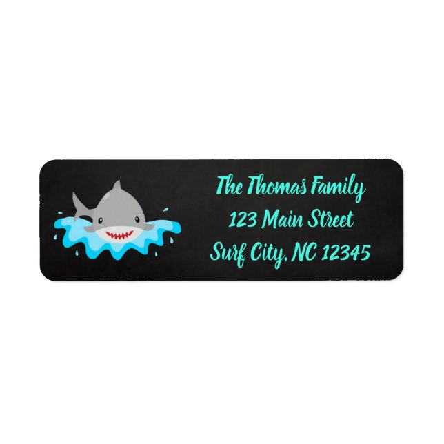 Shark address labels (Front)