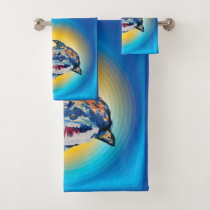 Shark "Art by Kids" Bath Towel Set