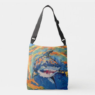 Shark "Art by Kids" Crossbody Bag