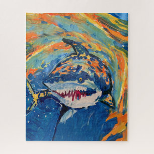 Shark "Art by Kids" Jigsaw Puzzle