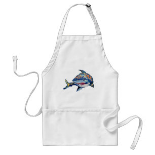 Shark "Art by Kids" Standard Apron