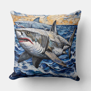 Shark Art Cushion