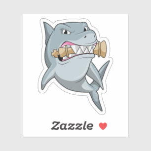 Shark at Chess with Chess piece King