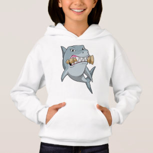 Shark at Chess with Chess piece King