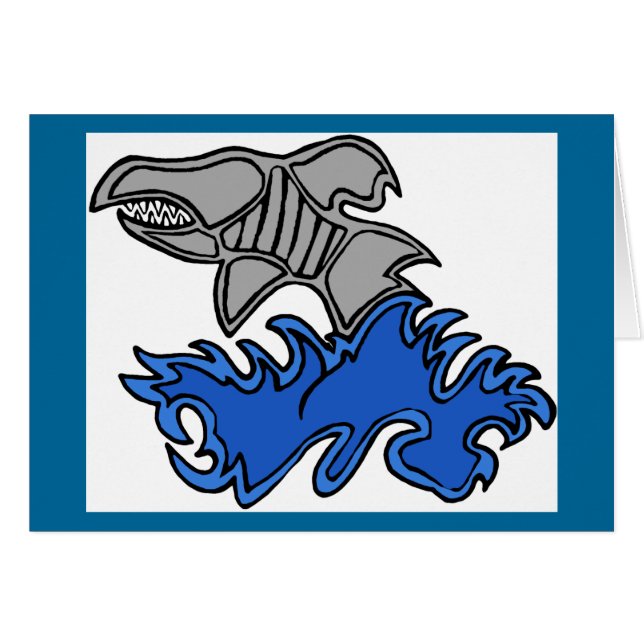 Shark attack (Front Horizontal)