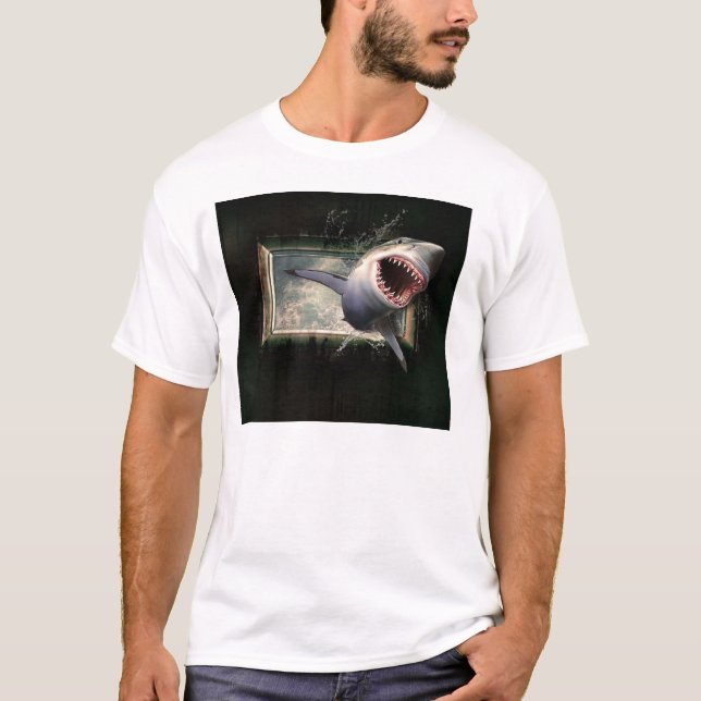 Shark Attack Breakthrough Men's Basic T-Shirt  (Front)