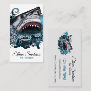 Shark Attack Business Card