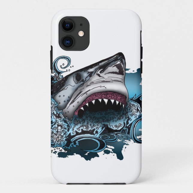 Shark Attack Case-Mate iPhone Case (Back)