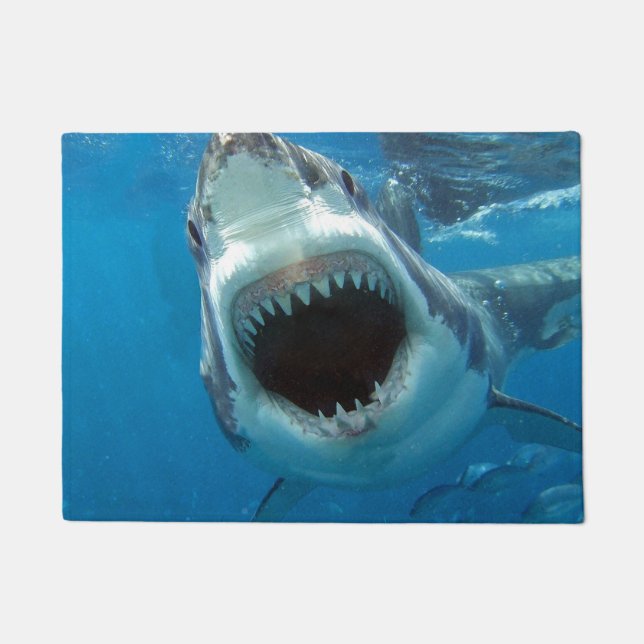 Shark Attack Doormat (Front)