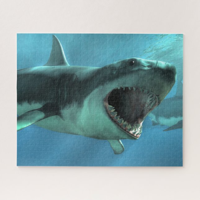 Shark Attack Jigsaw Puzzle (Horizontal)