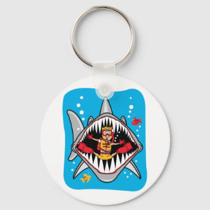 Shark Attack! Key Ring