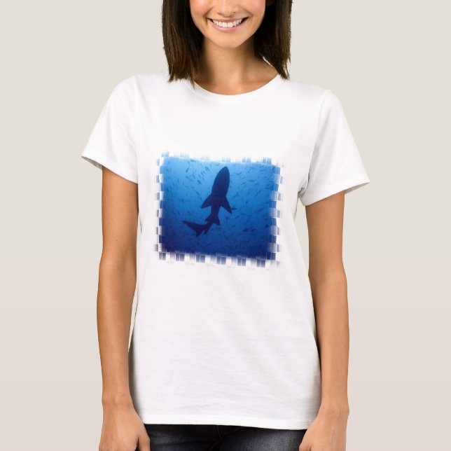 Shark Attack Ladies T-Shirt (Front)