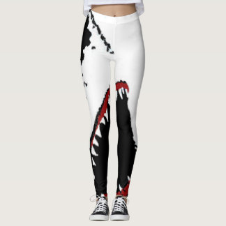 SHARK ATTACK LEGGINGS - GREAT WHITE SHARK DESIGN