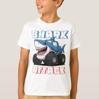 Shark Attack Monster Truck Kids