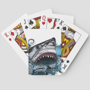 Shark Attack Playing Cards