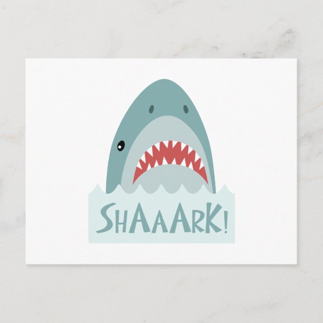 Shark Attack Postcard (Front)
