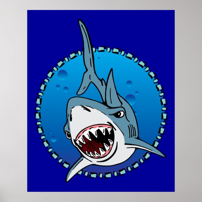 SHARK ATTACK! POSTER (Front)