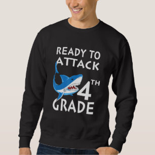 Shark attack Ready To Attack 4th Sweatshirt