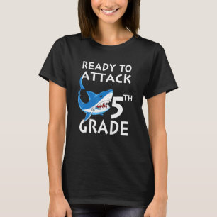 Shark attack Ready To Attack 5th T-Shirt