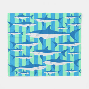Shark Attack Throw Blanket