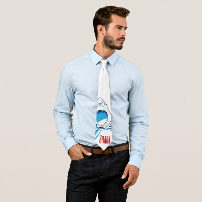 Shark Attack Tie (In Situ)