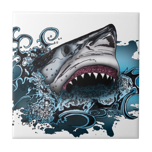 Shark Attack Tile (Front)