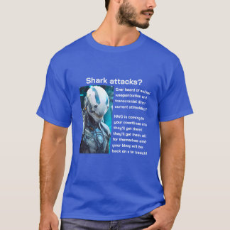 Shark Attacks (v2 dark) T-Shirt