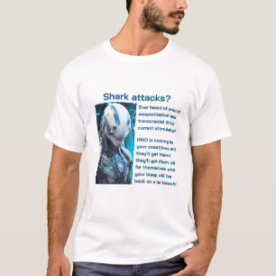 Shark Attacks (v2 light) T-Shirt