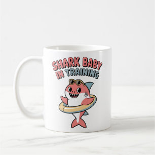Shark Baby in Training   Kids Coffee Mug