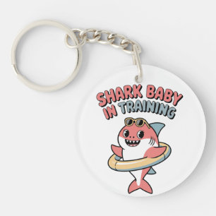 Shark Baby in Training Kids Key Ring