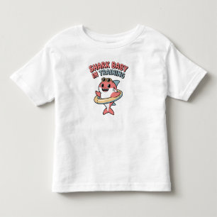 Shark Baby in Training Toddler T-Shirt